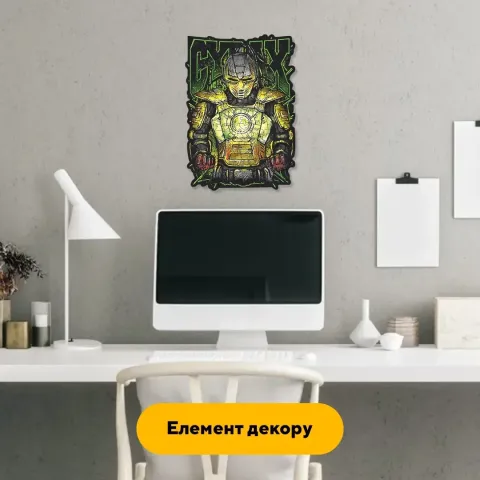 Дерев'яний фігурний пазл МК Сайракс, А4, Дерев'яна коробка 100 елементів