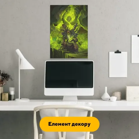 Дерев'яний фігурний пазл Прислужник Нежиті, А3, Дерев'яна коробка 200 елементів