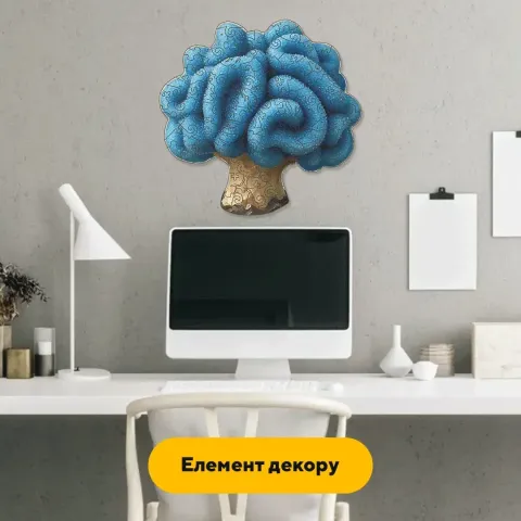 Дерев'яний фігурний пазл Лераціоміцес, А3, Дерев'яна коробка 200 елементів