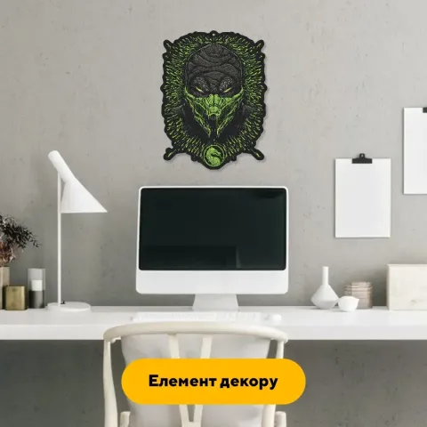 Дерев'яний фігурний пазл МК Рептилія, А4, Дерев'яна коробка 100 елементів