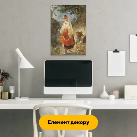 Дерев'яний фігурний пазл Катерина, А4, Дерев'яна коробка 100 елементів