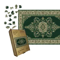 Дерев'яний фігурний пазл Зачарований Килим, А1, Картонна коробка 500+ елементів