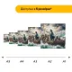 Дерев'яний фігурний пазл Човен Спасіння, А2, Дерев'яна коробка 300+ елементів