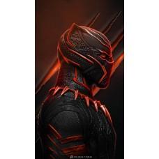 Дерев'яний фігурний пазл Black Panther (Чорна пантера), А2, Картонна коробка 300+ елементів