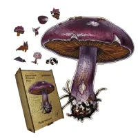 Дерев'яний фігурний пазл Павутинник, А1, Дерев'яна коробка 500+ елементів