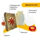 Дерев'яний фігурний пазл Петриківський Розпис Українська Мандала Катерини Каракуці, А2, Дерев'яна коробка 300+ елементів
