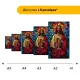Дерев'яний фігурний пазл Мозаїка Ісуса, А2, Дерев'яна коробка 300+ елементів