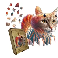 Дерев'яний фігурний пазл Лірілі Ларіла, А2, Дерев'яна коробка 300+ елементів