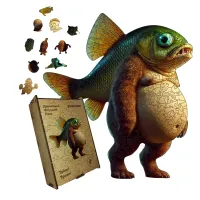 Дерев'яний фігурний пазл Тріппі Троппі, А2, Картонна коробка 300+ елементів