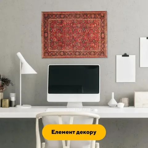 Дерев'яний фігурний пазл Колоритний Килим, А3, Картонна коробка 200 елементів