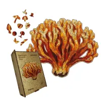 Дерев'яний фігурний пазл Рамарія, А2, Дерев'яна коробка 300+ елементів