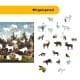 Пазл дерев'яний Береги Замку, А5, Картонна коробка 35 елементів