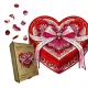 Дерев'яний фігурний пазл Скринька Серце, А1, Картонна коробка 500+ елементів