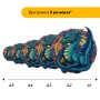 Пазл дерев'яний Таємничий Дракон, А1, Картонна коробка 500+ елементів