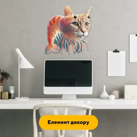 Дерев'яний фігурний пазл Лірілі Ларіла, А5, Дерев'яна коробка 35 елементів