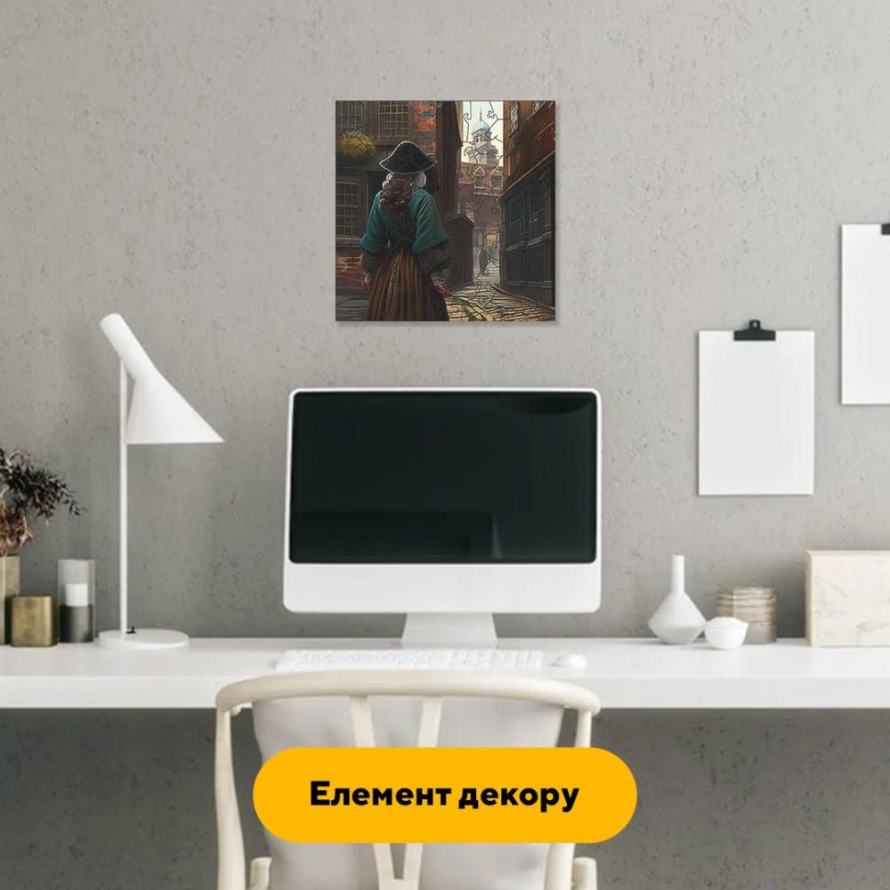 Пазл дерев'яний Вікторіанська Епоха, А4, Дерев'яна коробка 100 елементів