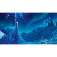 Дерев'яний фігурний пазл Ельза, А2, Дерев'яна коробка 300+ елементів