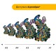 Пазл дерев'яний Колоритний Павлін, А4, Дерев'яна коробка 100 елементів