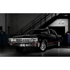 Дерев'яний фігурний пазл Muscle cars Chevrolet Chevelle SS, А3, Дерев'яна коробка 200 елементів