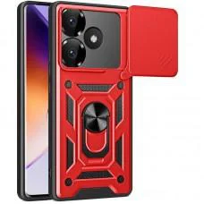 Ударостійкий чохол Camshield Serge Ring для Xiaomi Poco F6 Червоний