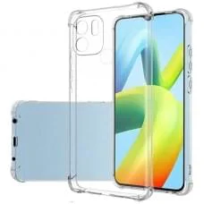 TPU чохол GETMAN Ease logo посилені кути Full Camera для Xiaomi Redmi A1+ / Poco C50 / A2+ Безбарвний (прозорий)