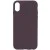 Чохол Silicone Case Full Protective (AA) NO LOGO для Apple iPhone X / XS (5.8") Фіолетовий / Elderberry