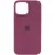 Чохол Silicone Case Full Protective (AA) для Apple iPhone 16 Pro (6.3") Бордовий / Plum