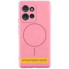Чохол Silicone Cover Lakshmi Full Camera (AA) with MagFit для Motorola Edge 50 Fusion Рожевий / Light pink