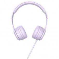 Накладні навушники Hoco W21 (3.5mm/1.2m) Фіолетовий