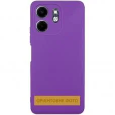 Чохол TPU GETMAN Liquid Silk Full Camera для Motorola Moto G55 5G Фіолетовий / Purple