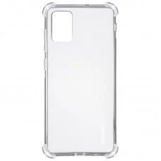 TPU чохол GETMAN Ease logo посилені кути для Samsung Galaxy A51 Безбарвний (прозорий)