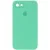 Чохол Silicone Case Square Full Camera Protective (AA) для Apple iPhone 7/8/SE (2020) (4.7") Зелений / Spearmint