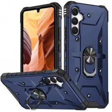 Ударостійкий чохол Pathfinder Ring для Samsung Galaxy S23 FE Синій / Navy