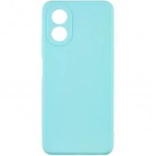 Силіконовий чохол Candy Full Camera для Oppo A38 / A18 Бірюзовий / Turquoise