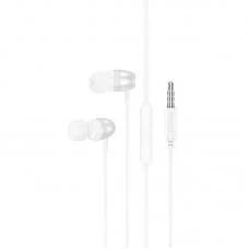 Навушники Borofone BM95 Excepcional universal with microphone (3.5mm/1.2m) Silver