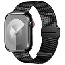 Ремінець Hoco WA26 Milanese Loop Strap для Apple watch 44/45/46/49mm Black