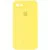 Чохол Silicone Case Square Full Camera Protective (AA) для Apple iPhone 7/8/SE (2020) (4.7") Жовтий / Yellow