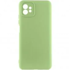 Чохол TPU GETMAN Liquid Silk Full Camera для Motorola Moto G32 Зелений / Pistachio