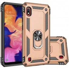 Ударостійкий чохол Serge Ring for Magnet для Samsung Galaxy A10 (A105F) Золотий