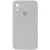 Чохол Silicone Case Square Full Camera Protective (AA) для Apple iPhone XR (6.1") Сірий / Light Grey