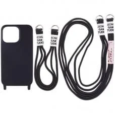 Чохол TPU two straps California для Apple iPhone 13 Pro (6.1") Чорний