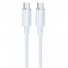 Дата кабель Borofone BX112 Lemon Type-C to Type-C 60W (1m) Blue