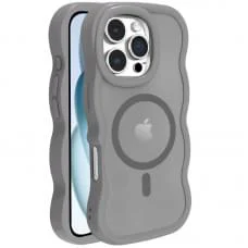 Чохол TPU+PC Undine with MagSafe для Apple iPhone 16 Pro Max (6.9") Grey