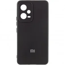 Чохол Silicone Cover Lakshmi Full Camera (AA) with logo для Xiaomi Poco X5 5G / Note 12 5G Чорний / Black