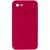 Чохол Silicone Case Square Full Camera Protective (AA) для Apple iPhone 7/8/SE (2020) (4.7") Червоний / Rose Red