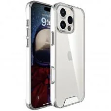 Чохол TPU Space Case transparent для Apple iPhone 16 Pro (6.3") Прозорий