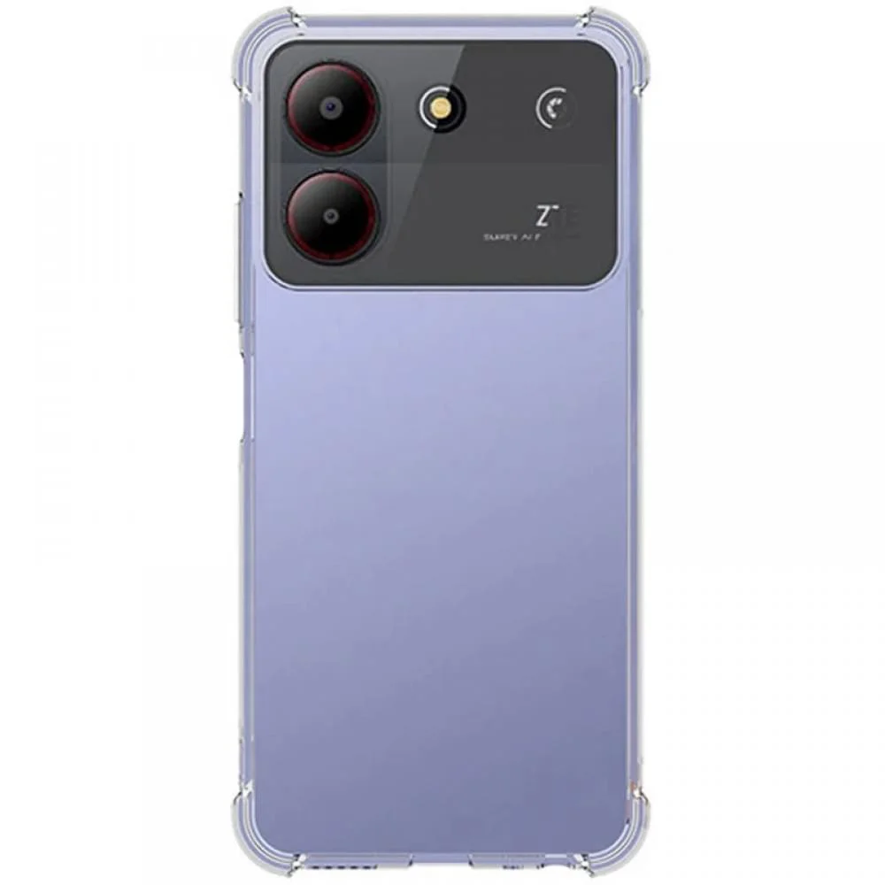 TPU чохол GETMAN Ease logo посилені кути для ZTE Blade A54 4G Безбарвний (прозорий)