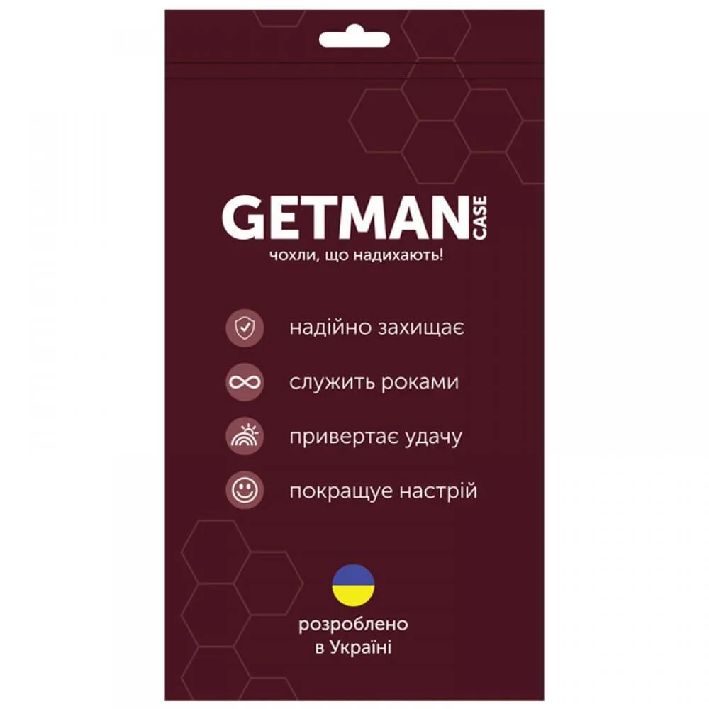 TPU чохол GETMAN Ease logo посилені кути для ZTE Blade A54 4G Безбарвний (прозорий)