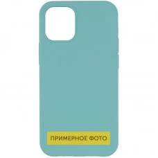 Чохол Silicone Case Full Protective (AA) NO LOGO для Apple iPhone 16 Pro (6.3") Бірюзовий / Marine Green