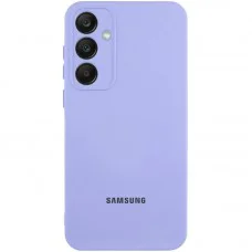 Чохол Silicone Cover Lakshmi Full Camera (AA) with logo для Samsung Galaxy S25 Бузковий / Dasheen